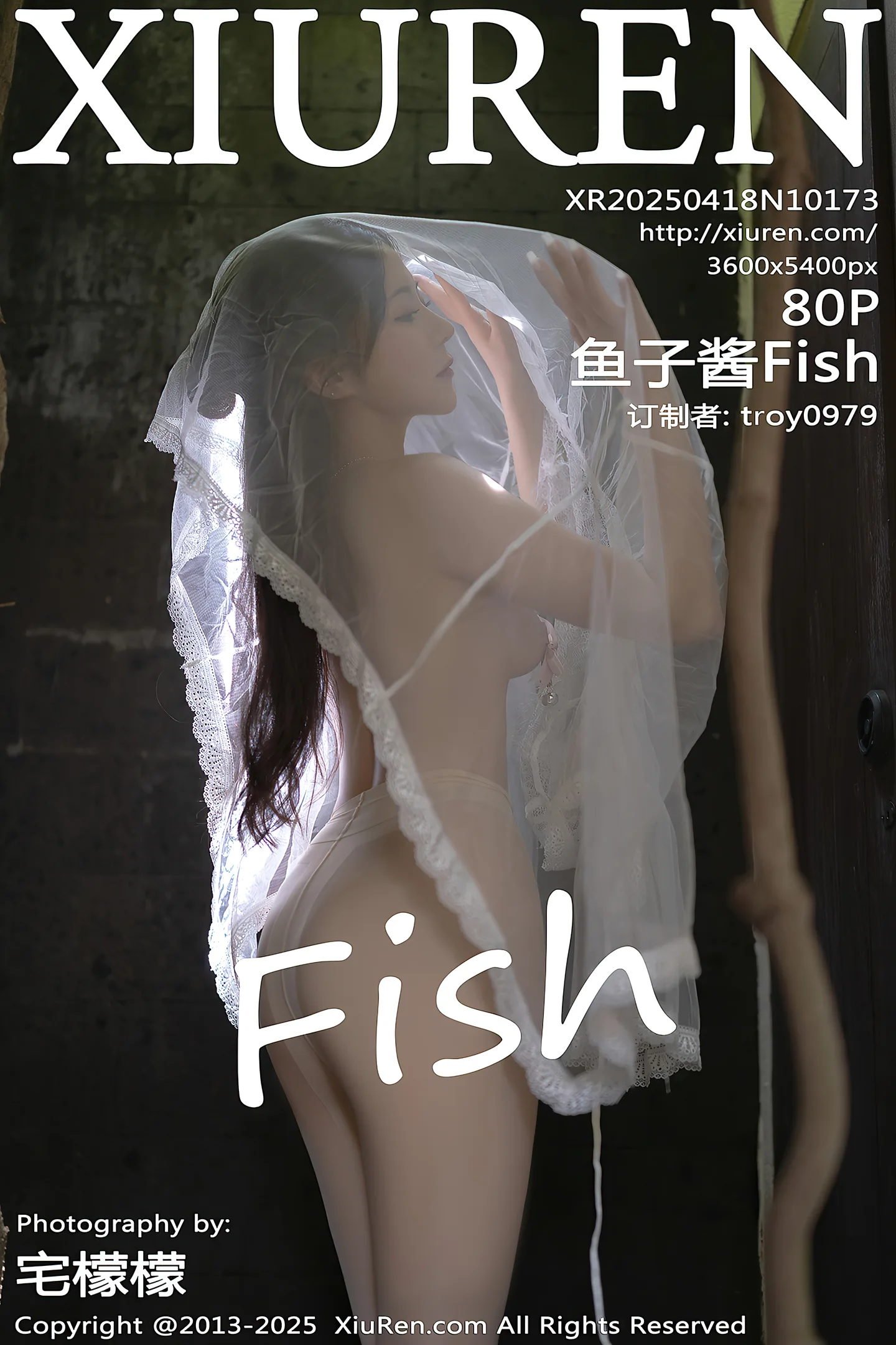 [XiuRen秀人网]No.10173_模特鱼子酱Fish性感白色轻透连衣裙透视秀惹火身材撩人诱惑写真80P-秀人网 - XiuRen.Space